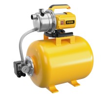 Насосная станция WPS1200-24S, 1200 Вт, напор 45 м, 5000 л/ч, ресивер 24 л, нержавейка Denzel