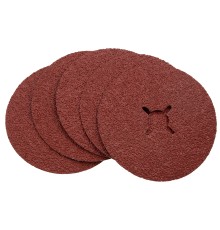 Круги фибровые 5 шт, Р 24, 125 х 22 mm Matrix