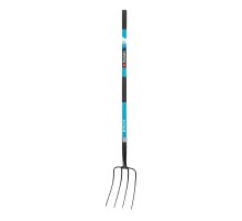 Вилы 4-х рогие,сенные, кованые, 210х310х1510 мм, фибергласовый черенок, ПВХ накладка, LUXE Palisad