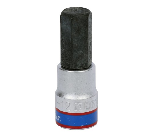 Насадка (бита) торцевая 3/8", Hex, 12 мм, L = 50 мм KING TONY 302512 Насадка (бита) торцевая 3/8", Hex, 12 мм, L = 50 мм KING TONY 302512