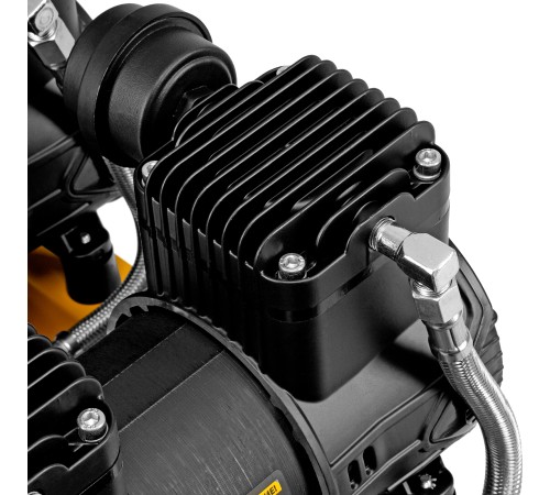 Компрессор безмасл. малошумный DLP -3000/50, 3 кВт, 2х1,5 кВт,50 л, 2850 об/мин,500 л/мин Denzel