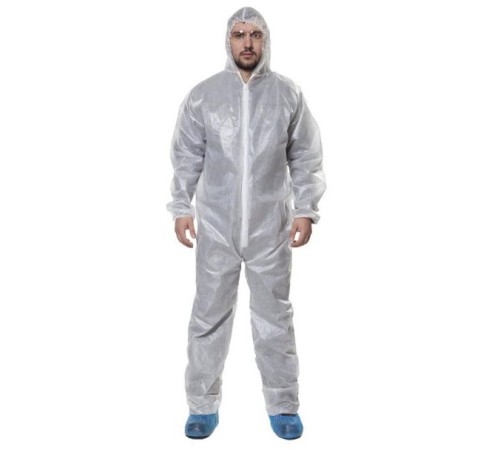 Комбинезон Каспер из спанбонда ламинированный 50 гр/м2 белый