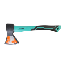 Топор, 1000г, фиберглассовая обрезиненная рукоятка, Sturm!