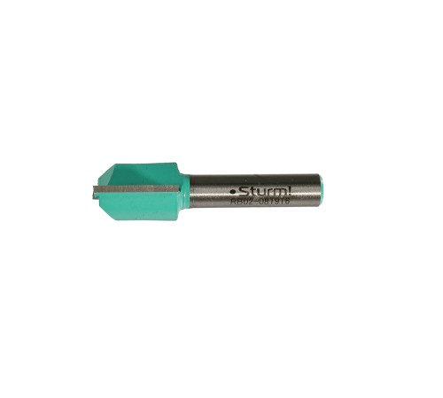 RB02-081916 Фреза пазовая прямая с двойным лезвием DxHxL 16x19x55 мм, хв.8 Sturm! RB02-081916 Фреза пазовая прямая с двойным лезвием DxHxL 16x19x55 мм, хв.8 Sturm!