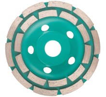 Алмазный шлифовальный диск "Чашка", двухрядный, GreatFlex Light, 125 x 5.0 x 8.0 x 22.2 мм Greatflex