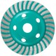 Алмазный шлифовальный диск "Чашка", сегментированный турбо, GreatFlex Light, 125 x 5.0 x 20 x 22.2 мм Greatflex