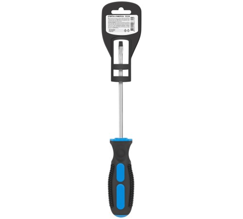 Отвертка "Универсал", CrV сталь, прорезиненная ручка  4х100 мм SL FIT IT Отвертка "Универсал", CrV сталь, прорезиненная ручка  4х100 мм SL FIT IT