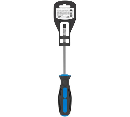 Отвертка "Универсал", CrV сталь, прорезиненная ручка  5х100 мм SL FIT IT Отвертка "Универсал", CrV сталь, прорезиненная ручка  5х100 мм SL FIT IT