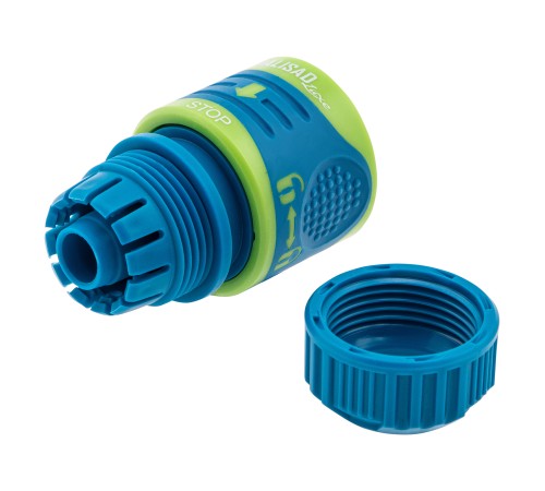 Соединитель для шланга 1/2, аквастоп, двухкомпонентный Palisad Luxe