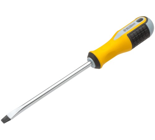 Отвертка "Старт", CrV сталь, прорезиненная ручка  8х150 мм SL FIT IT Отвертка "Старт", CrV сталь, прорезиненная ручка  8х150 мм SL FIT IT