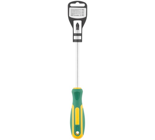 Отвертка "Контур", CrV сталь, прорезиненная ручка  8х150 мм РН3 FIT IT Отвертка "Контур", CrV сталь, прорезиненная ручка  8х150 мм РН3 FIT IT