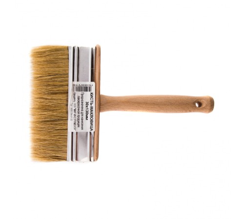 Кисть-ракля, 30 х 130 мм, натуральная щетина, деревянный корпус, деревянная ручка