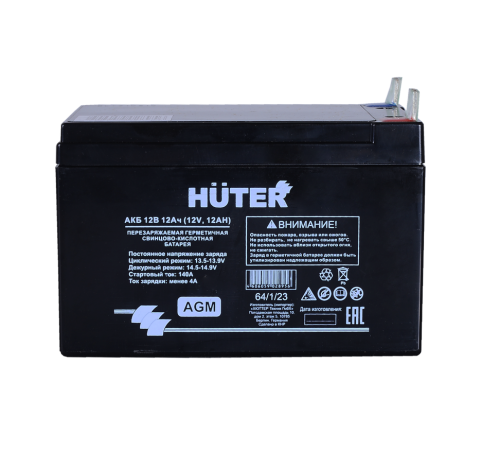 Аккумуляторная батарея АКБ 12В 12Ач Huter