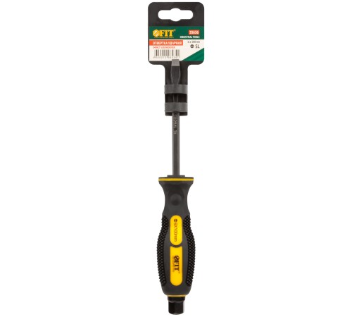Отверткa ударная, сталь S2, шестигран.жало, боек под ключ, прорезиненная ручка, Профи  6х100 мм SL FIT IT Отверткa ударная, сталь S2, шестигран.жало, боек под ключ, прорезиненная ручка, Профи  6х100 мм SL FIT IT