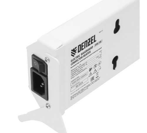 Конвектор электрический плинтусный ATRIC-300, 230 В, 300 Вт, ТЭН Denzel