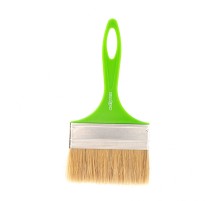 Кисть флейцевая "Евро", 100 x 8, натуральная щетина, пластиковая ручка Сибртех