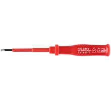 Отвертка изолированная 1000 В, CrV сталь, пластиковая ручка  3х75 мм SL FIT IT
