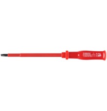 Отвертка изолированная 1000 В, CrV сталь, пластиковая ручка 6,5х150 мм SL FIT IT Отвертка изолированная 1000 В, CrV сталь, пластиковая ручка 6,5х150 мм SL FIT IT
