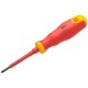 Отвертка изолированная 1000 В, CrV сталь, прорезиненная ручка  3х60 мм РН0 FIT IT