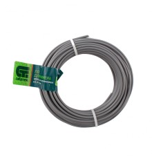 Леска для триммера круглая, армированная алюминием, 2.4 мм х 15 м, Сибртех