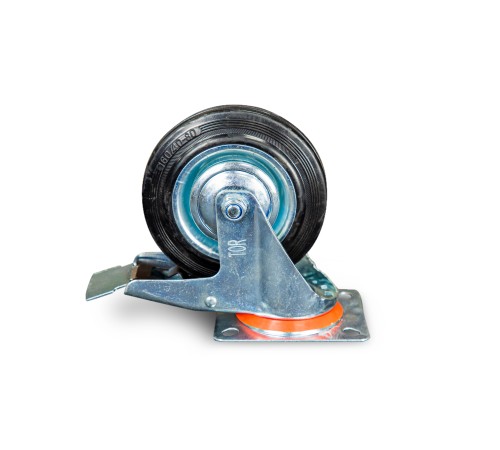 Колесо поворотное резина SCb 63 160 мм с тормозом 
(N) Колесо поворотное резина SCb 63 160 мм с тормозом 
(N)