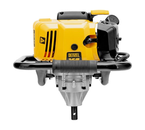 Мотобур DX-52, объём двигателя 52 см3, соединение 20 мм, без шнека Denzel