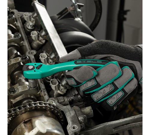 Набор инструмента, 1/4, Cr-V, S2, усиленный кейс, 47 предметов Stels