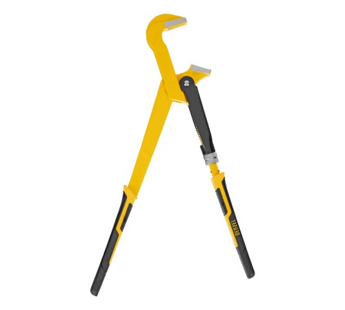 Ключ трубный рычажный №2, 1,5", цельнокованый, CrV, тип "L" Denzel