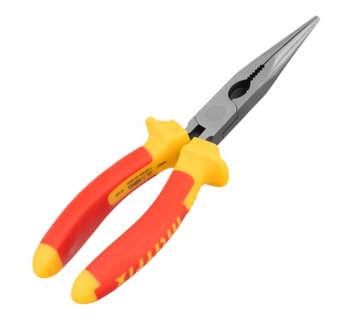 Длинногубцы прямые Insulated, 200 мм, двухкомпонентные рукоятки Matrix Professional Длинногубцы прямые Insulated, 200 мм, двухкомпонентные рукоятки Matrix Professional