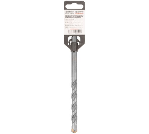 Бур по бетону, SDS-Plus, GreatFlex Light, 12x160 мм Greatflex Бур по бетону, SDS-Plus, GreatFlex Light, 12x160 мм Greatflex
