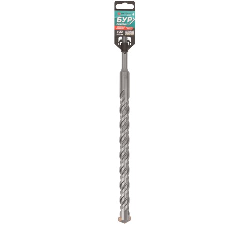 Бур по бетону, SDS-Plus, GreatFlex Light, 22x310 мм Greatflex Бур по бетону, SDS-Plus, GreatFlex Light, 22x310 мм Greatflex