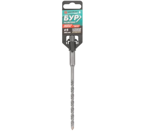 Бур по бетону, SDS-Plus, GreatFlex Light, 6x160 мм Greatflex
