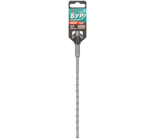 Бур по бетону, SDS-Plus, GreatFlex Light, 6x210 мм Greatflex Бур по бетону, SDS-Plus, GreatFlex Light, 6x210 мм Greatflex