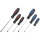 Отвертки "Стандарт", CrV сталь, магнитный наконечник, прорезиненные ручки, блистер, набор 6 шт. КУРС