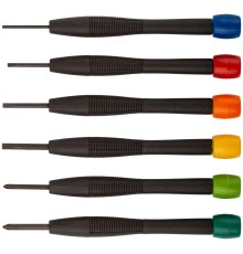 Отвертки для точных работ  6 шт. ( PH00, PH0, PH1, SL1.4, 1.8, 2, 4 мм ) КУРС