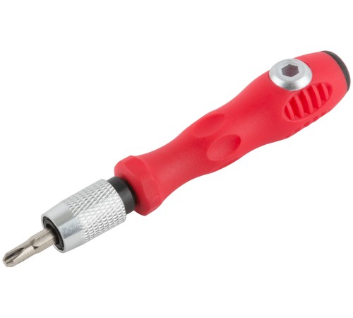 Отвертка с битами для точных работ, 30 бит, удлинитель, в пластиковом боксе КУРС