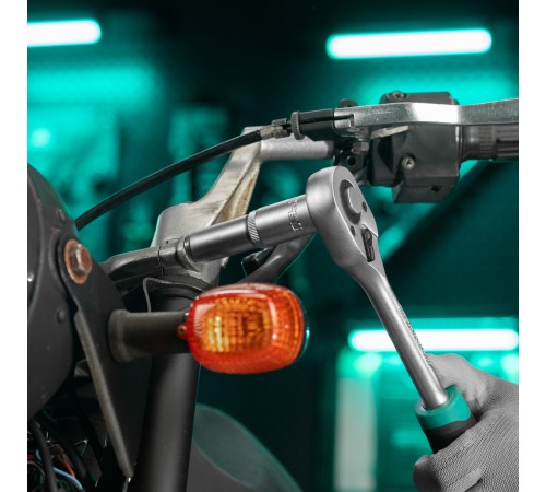 Головка торцевая удлиненная, 13 мм, шестигранная, CrV, под квадрат 1/2 Stels