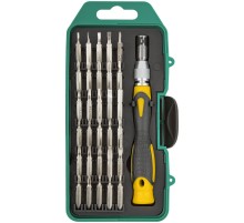 Отвертка с битами для точных работ, 30 CrV бит, пластиковый бокс FIT IT