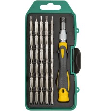 Отвертка с битами для точных работ, 30 CrV бит, пластиковый бокс FIT IT