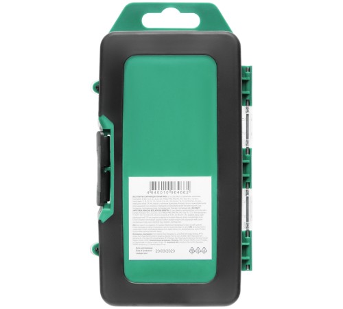 Отвертка с битами для точных работ, 30 CrV бит, гибкий переходник 190 мм, лупа, пластиковый бокс FIT IT