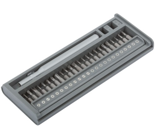 Отвертка с битами для точных работ, 24 CrV бит, пластиковый бокс FIT IT