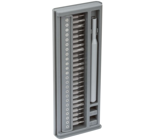 Отвертка с битами для точных работ, 24 CrV бит, пластиковый бокс FIT IT