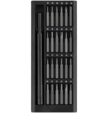 Отвертка с битами для точных работ, 24 бит сталь S2, алюминиевый кейс, Профи FIT HQ