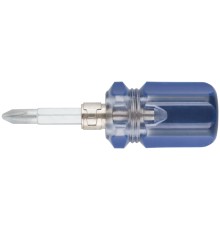 Отвертка с переставным жалом, пластиковая ручка 6x32 мм (PH2/SL6) MOS