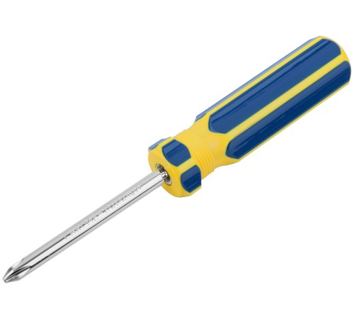 Отвертка с переставным жалом, CrV сталь, сине-желтая пластиковая ручка 6х70 мм PH2/SL6 FIT IT