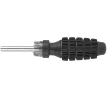 Отвертка 5 CrV бит, черная усиленная ручка с антискользящей накладкой FIT IT