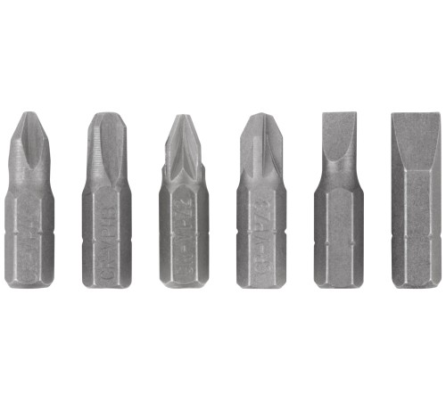 Отвертка реверсивная, 6 CrV бит, желтая ручка с антискользящей накладкой FIT DIY Отвертка реверсивная, 6 CrV бит, желтая ручка с антискользящей накладкой FIT DIY