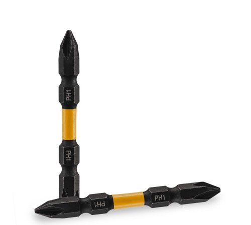 RUNTEC RT-IBD65 Бита ударная двусторонняя RUNTEC H6.35 65мм PH1/PH1 5шт. RUNTEC RT-IBD65 Бита ударная двусторонняя RUNTEC H6.35 65мм PH1/PH1 5шт.