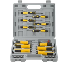 Отвертки "Старт" и биты CrV, набор 27 шт., пластиковый кейс FIT IT