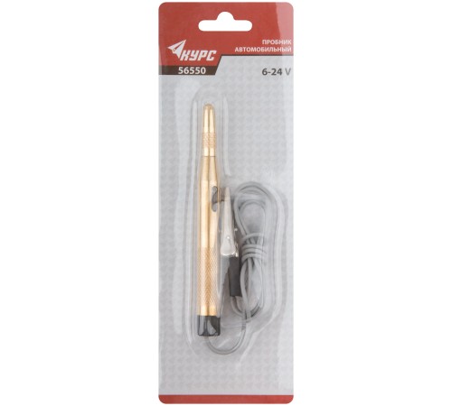 Пробник автомобильный, металлический корпус 6-24 В КУРС
